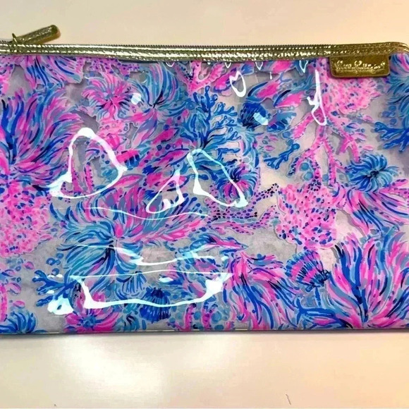 NWT! Lilly Pulitzer Celestial Blue pouch! - Picture 10 of 16
